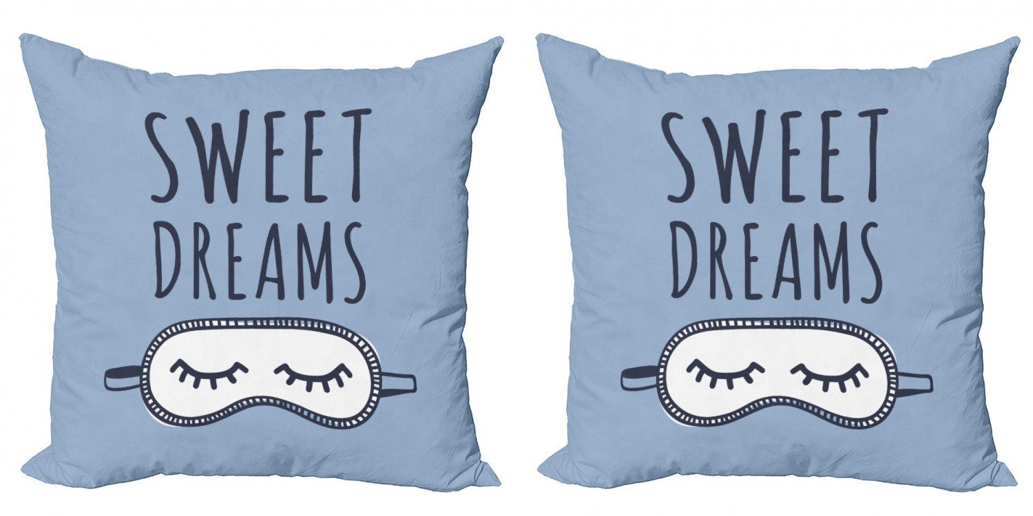 Kissenbezüge Modern Abakuhaus Doodle Stück), Sleeping Accent (2 Träume Süße Digitaldruck, Doppelseitiger