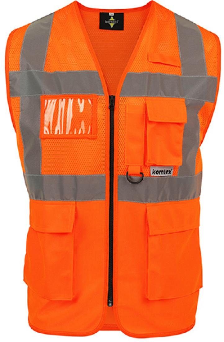 korntex Warnweste Multifunkitons-Warnweste Mesh Multifunction Vest günstig online kaufen