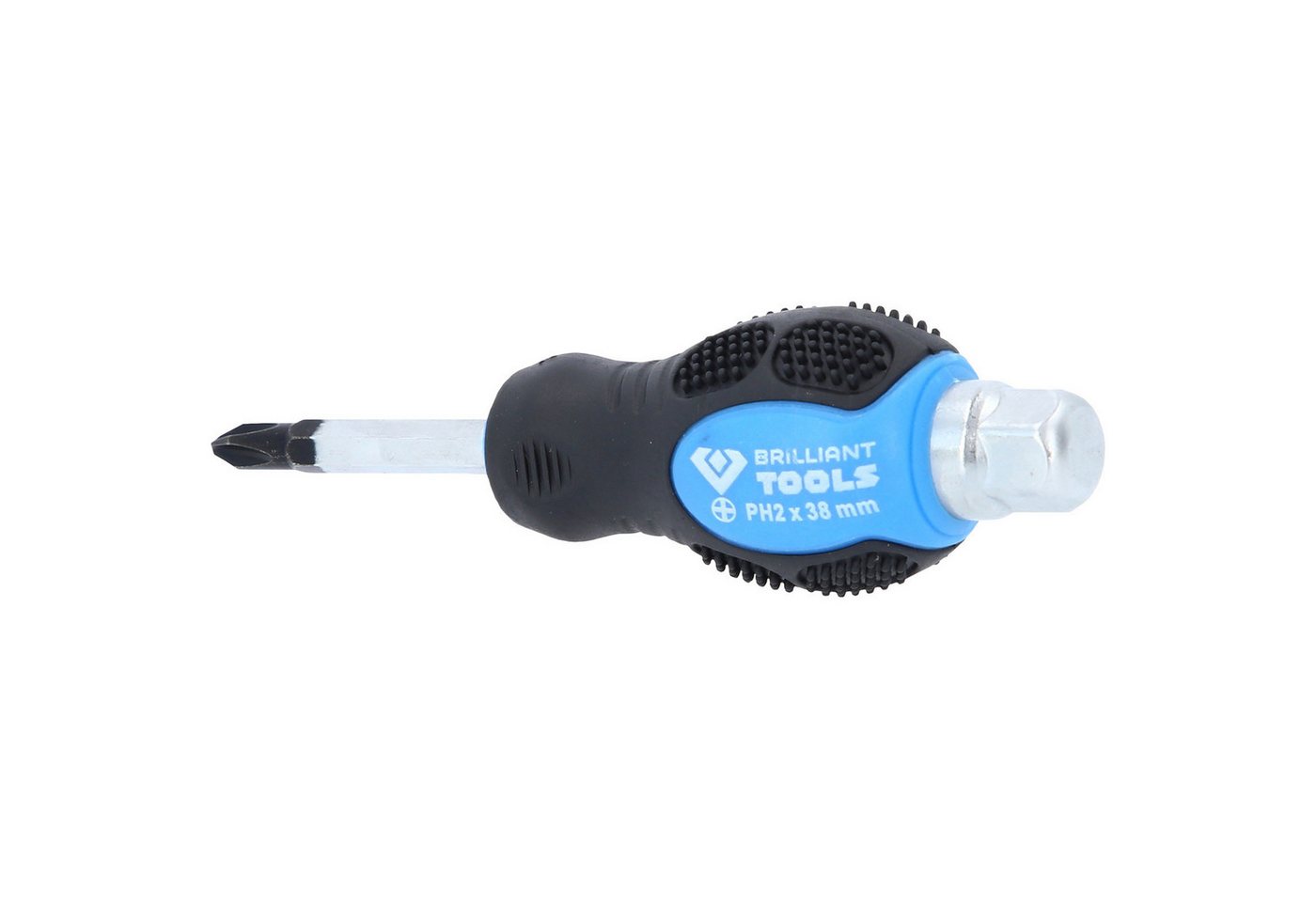 Thumbnail - Brilliant Tools Schraubendreher BRILLIANT TOOLS Schraubendreher Kreuzschlitz mit Schlagkappe PH2 ...