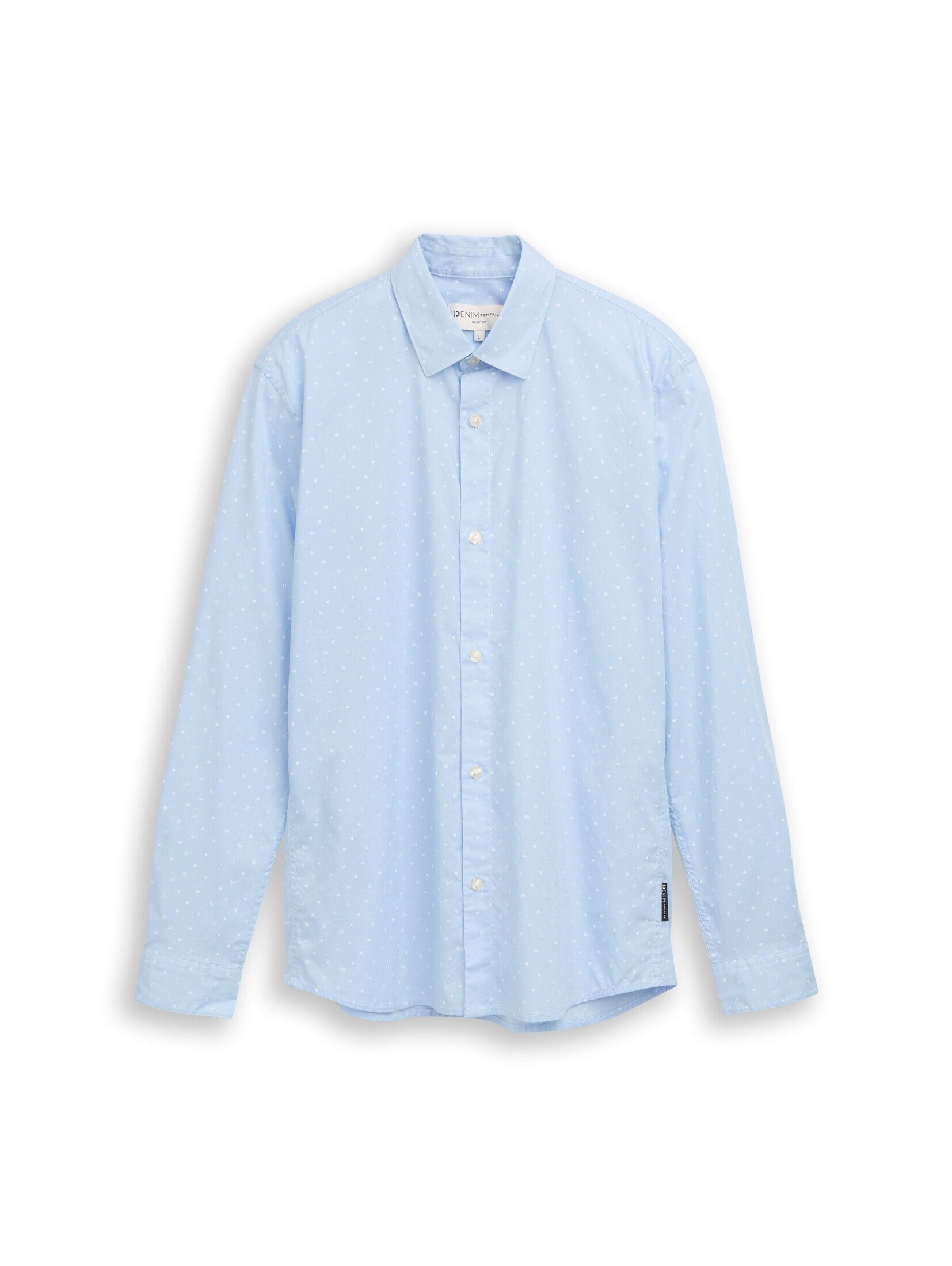 TOM TAILOR Denim Langarmhemd Blusen & Shirts Regular Fit Hemd mit Muster
