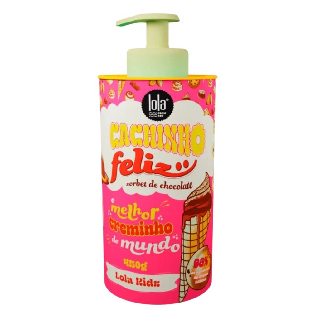 Lola Cosméticos Haarpflege-Set Lola Cosmetics Happy Cachinho Chocolate Haarstylingcreme 450Gr.