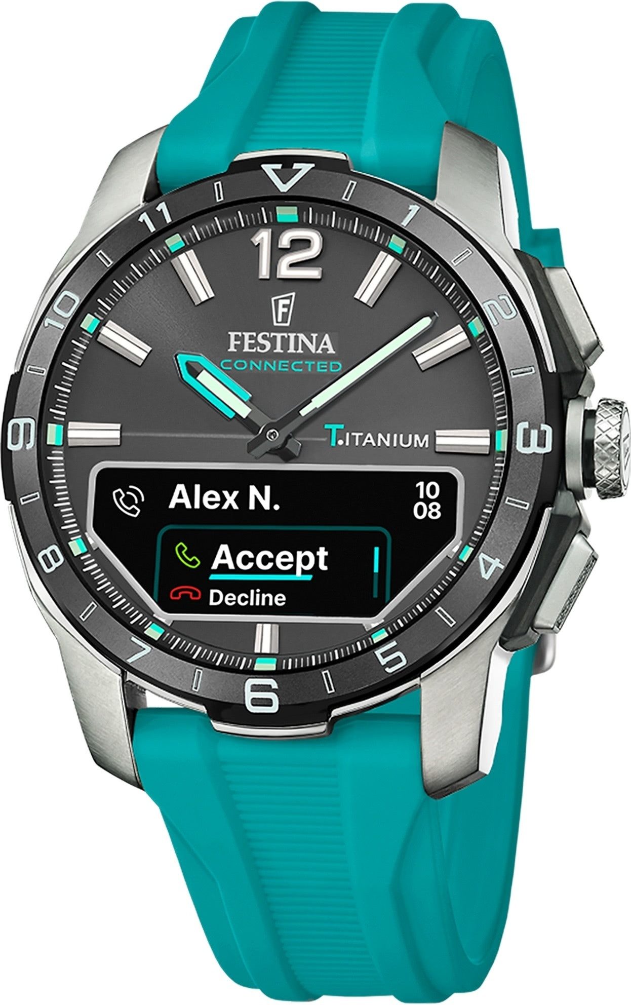 Festina Multifunktionsuhr Festina Herrenuhr Silikon türkis günstig online kaufen