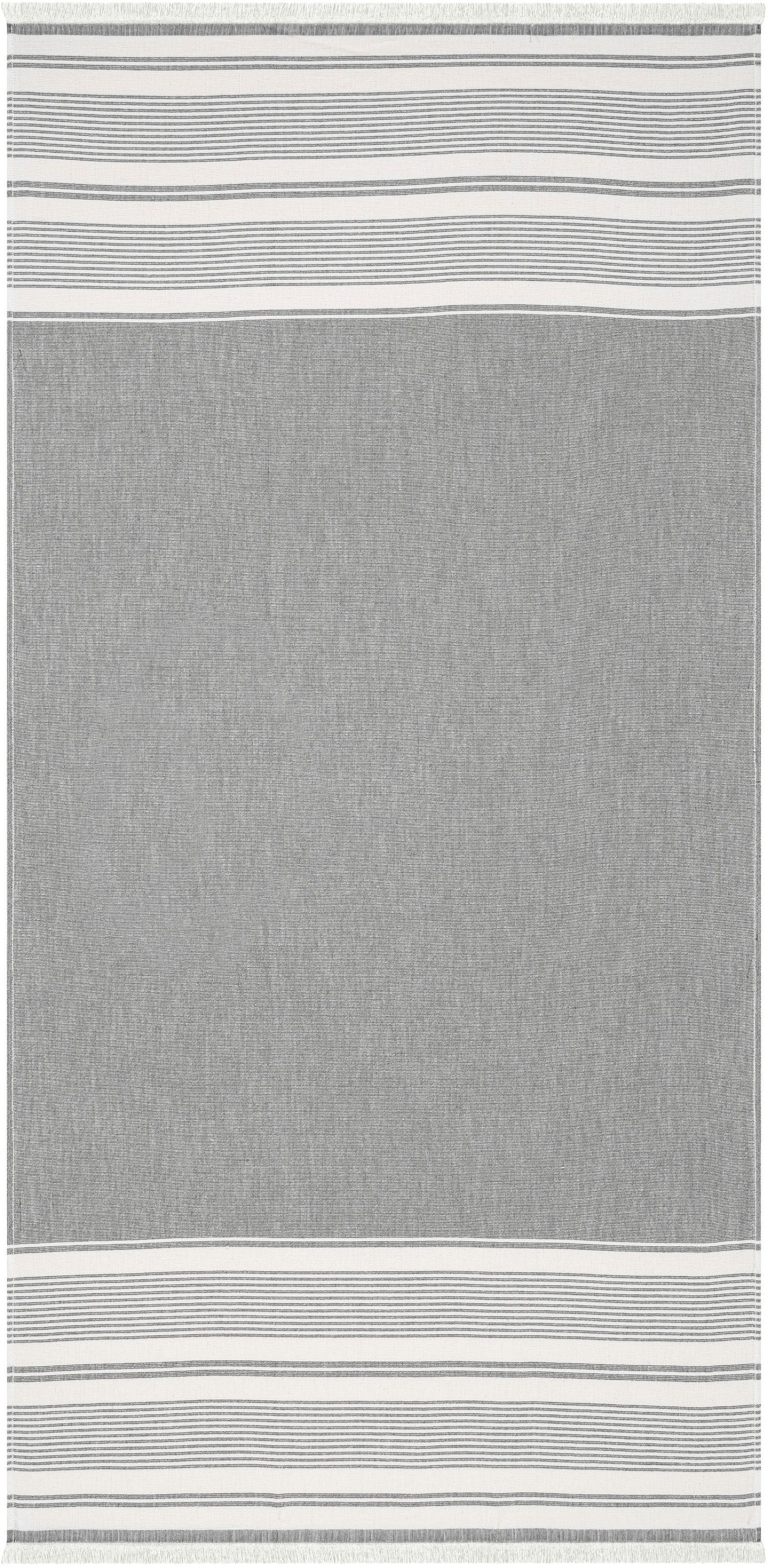 Egeria Strandtuch Pestemal, gewebte Ware (1-St), 80x180 cm, mit Fransen