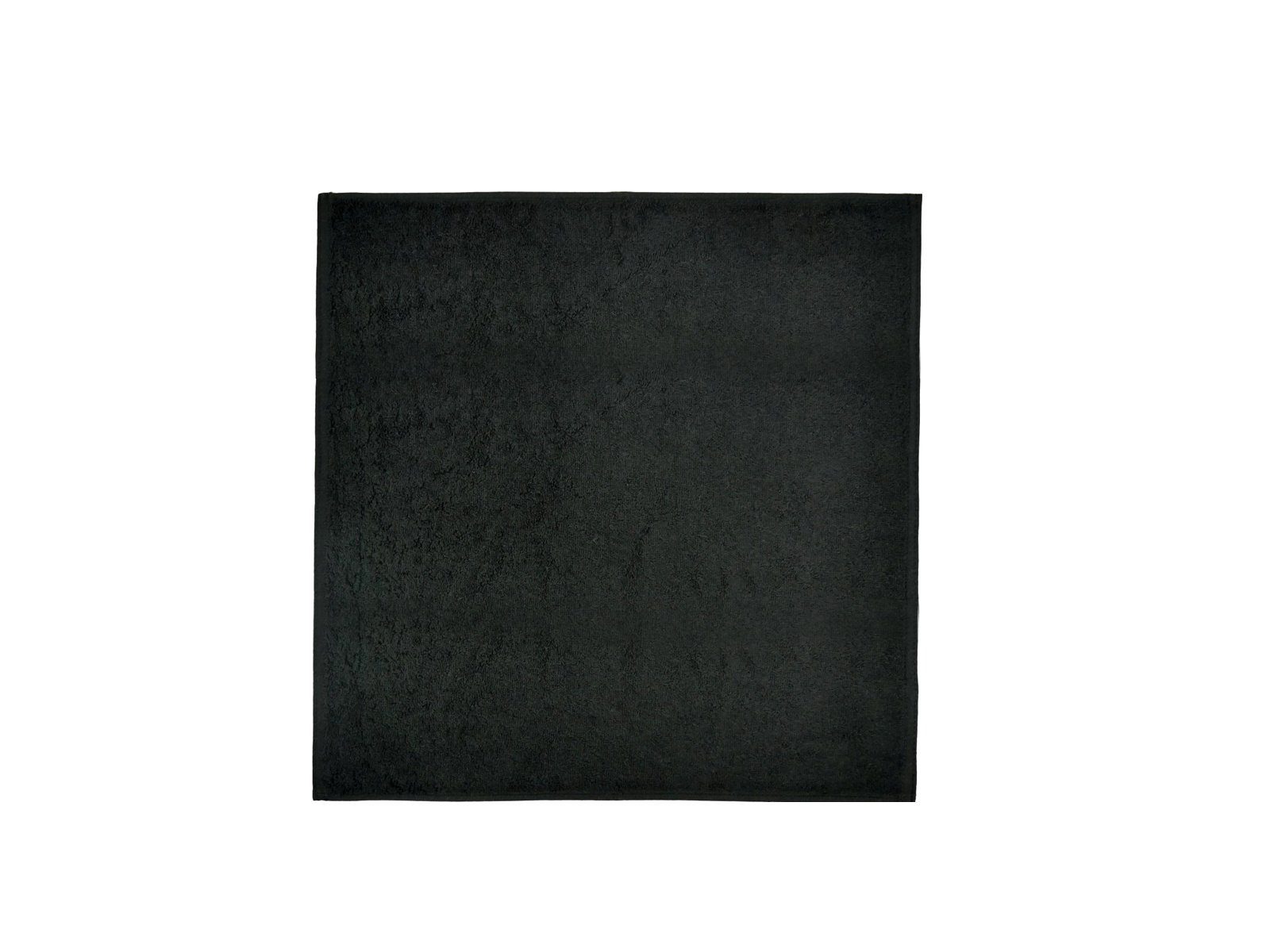 Sensepura Gästehandtuch Seiftuch Stück, 30x30 Weiche cm 10 schwarz Qualität Frottee (10-St), Frottee