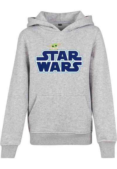 MisterTee Kapuzensweatshirt MisterTee Herren Kids Star Wars Blue Logo Hoody (1-tlg)