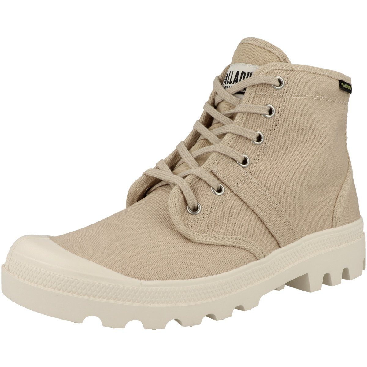 Pallabrousse beige Damen Palladium Schnürboots