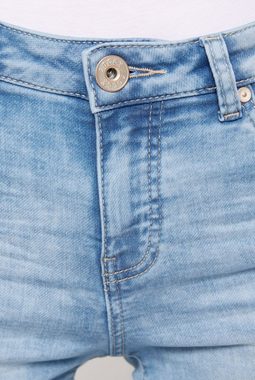 SOCCX Regular-fit-Jeans mit Bleaching-Effekten