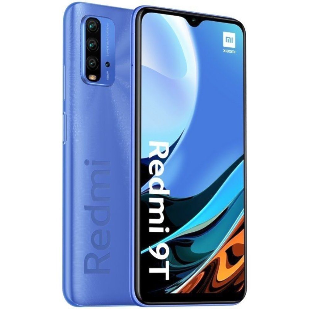 Xiaomi Redmi 9T 64 GB / 4 GB - Smartphone - twilight blue Smartphone (6,5  Zoll, 64 GB Speicherplatz, 48 MP Kamera) Smartphone