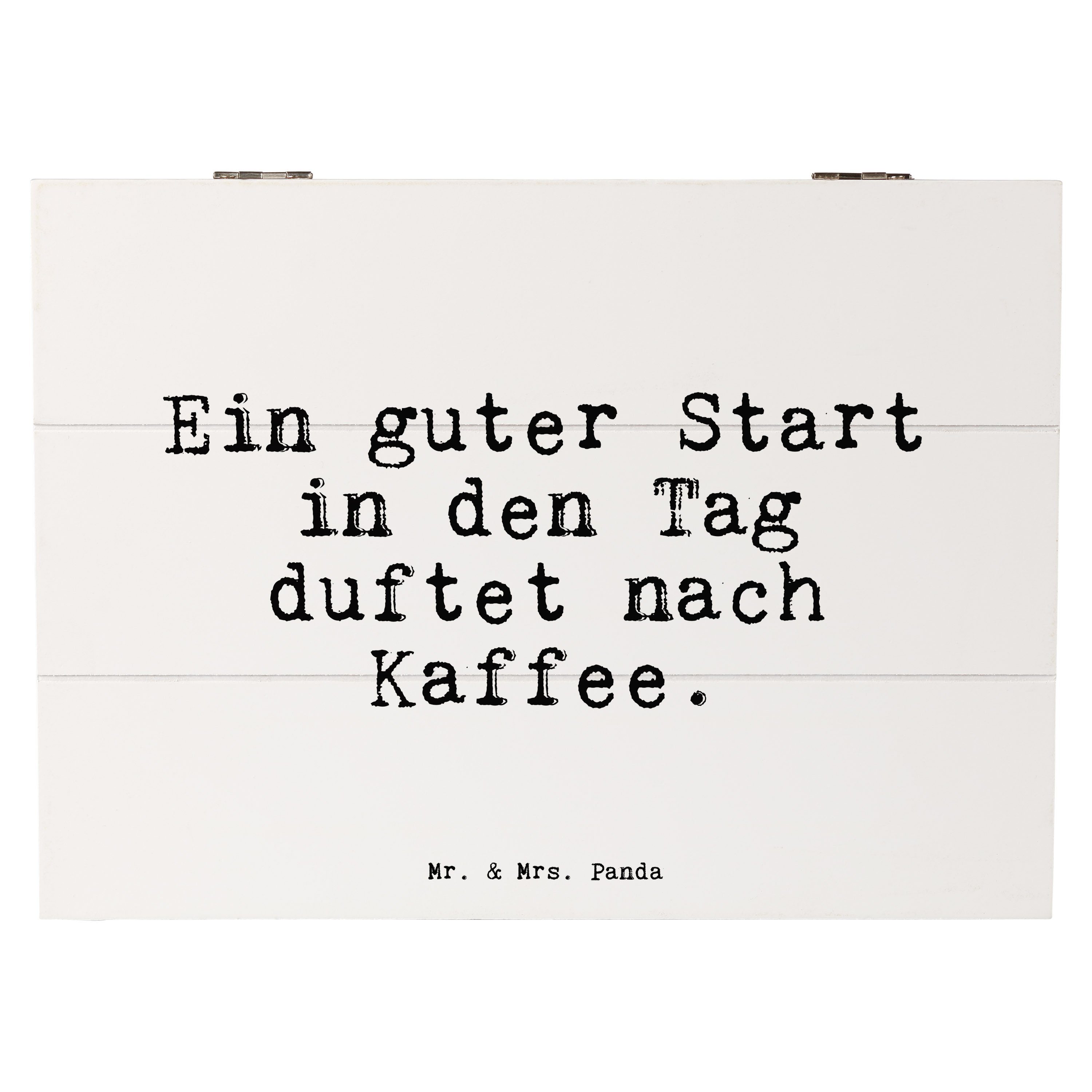 Mr. & Mrs. Panda Dekokiste »Ein guter Start in... Weiß Geschenk