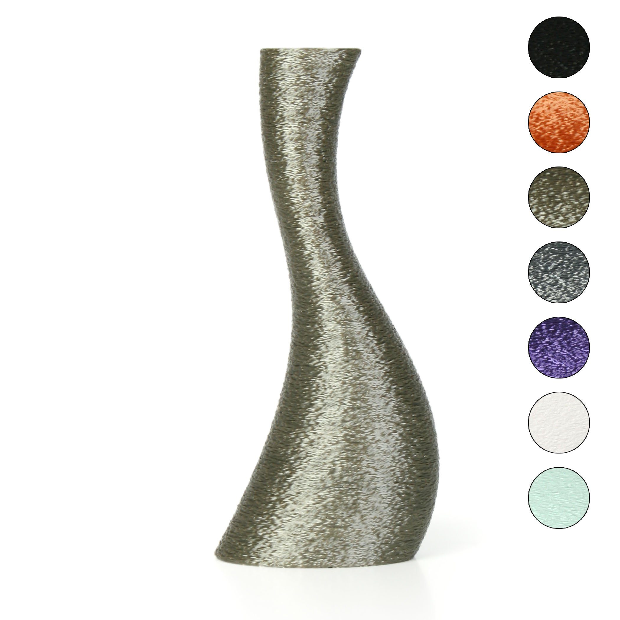 Kreative Feder Dekovase Designer Bio-Kunststoff, Vase – & wasserdicht Copper bruchsicher nachwachsenden Rohstoffen; Blumenvase aus Dekorative Old aus
