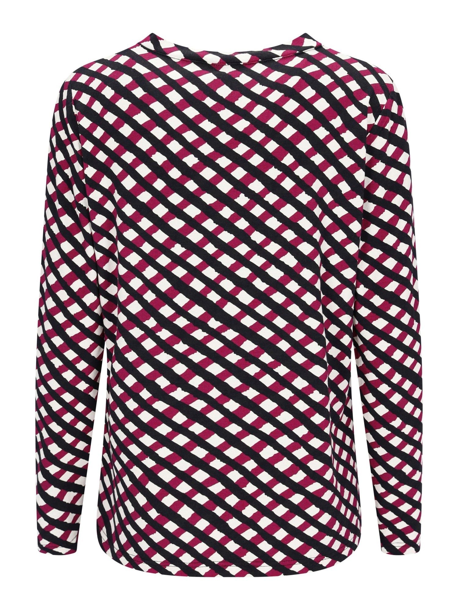 Hajo Langarmshirt Shirt mit Karoprint