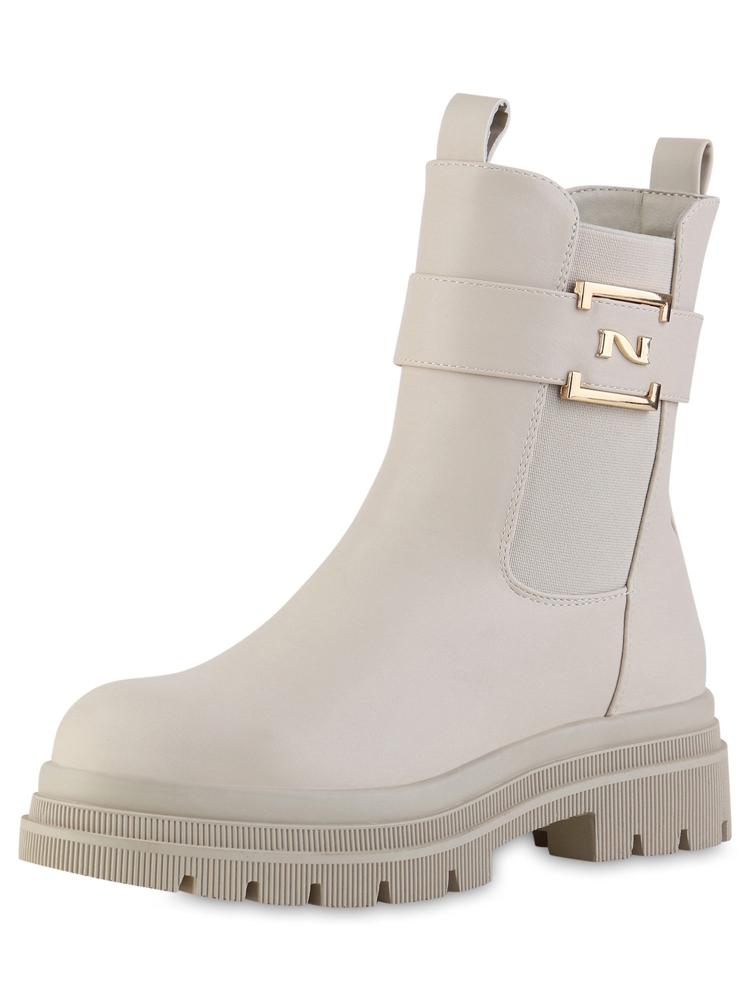 VAN HILL 841854 Plateaustiefelette Damen Plateau günstig online kaufen