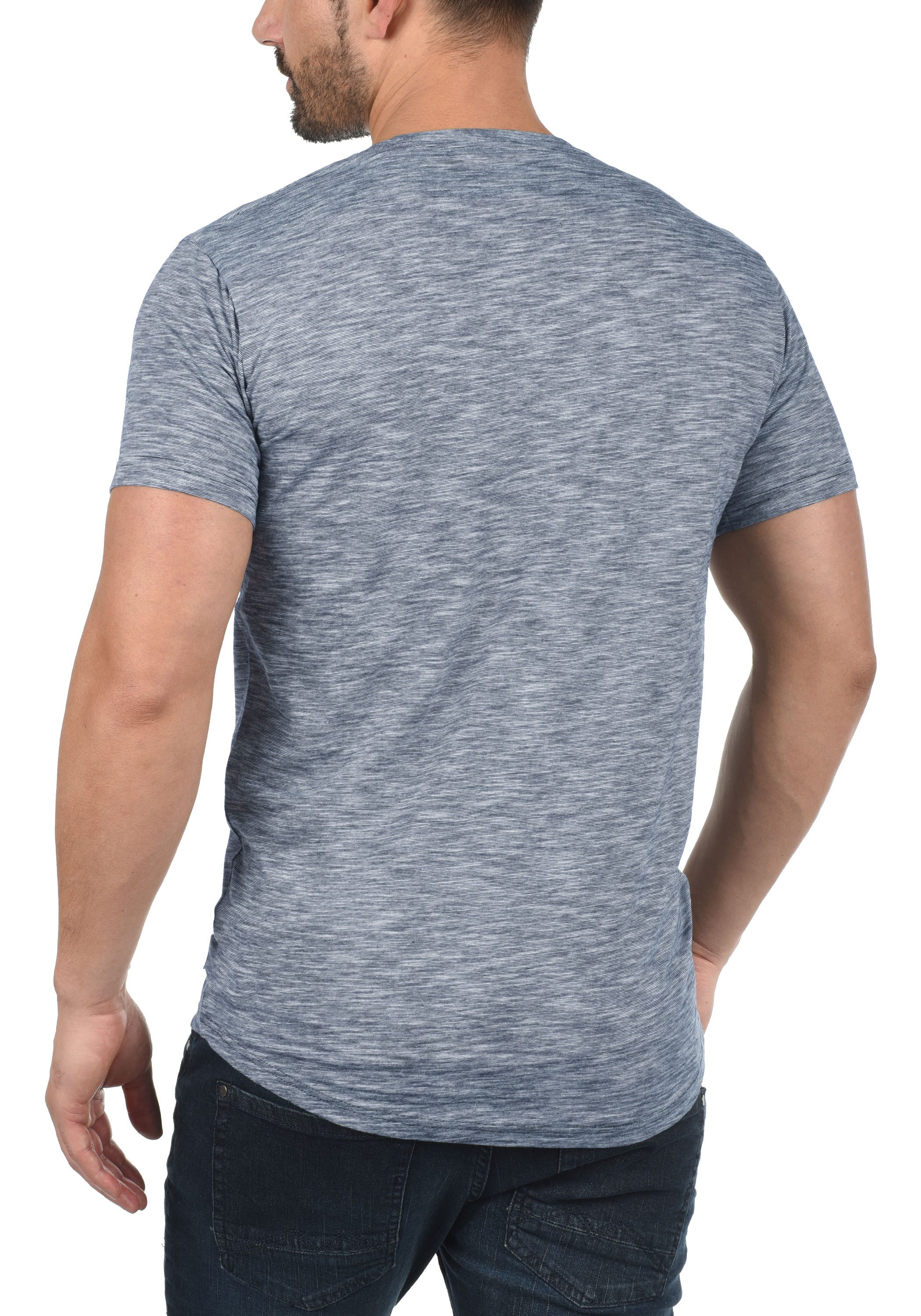 !Solid Rundhalsshirt SDFigos Kurzarmshirt mit Melierung