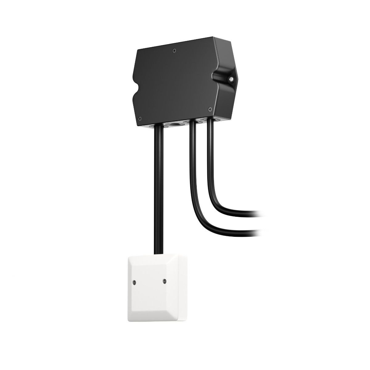 Victory Küchenanschlussbox Power-Splitter schwarz Küche Verteilerbox 10m/10m Elektroherd-Zuleitung
