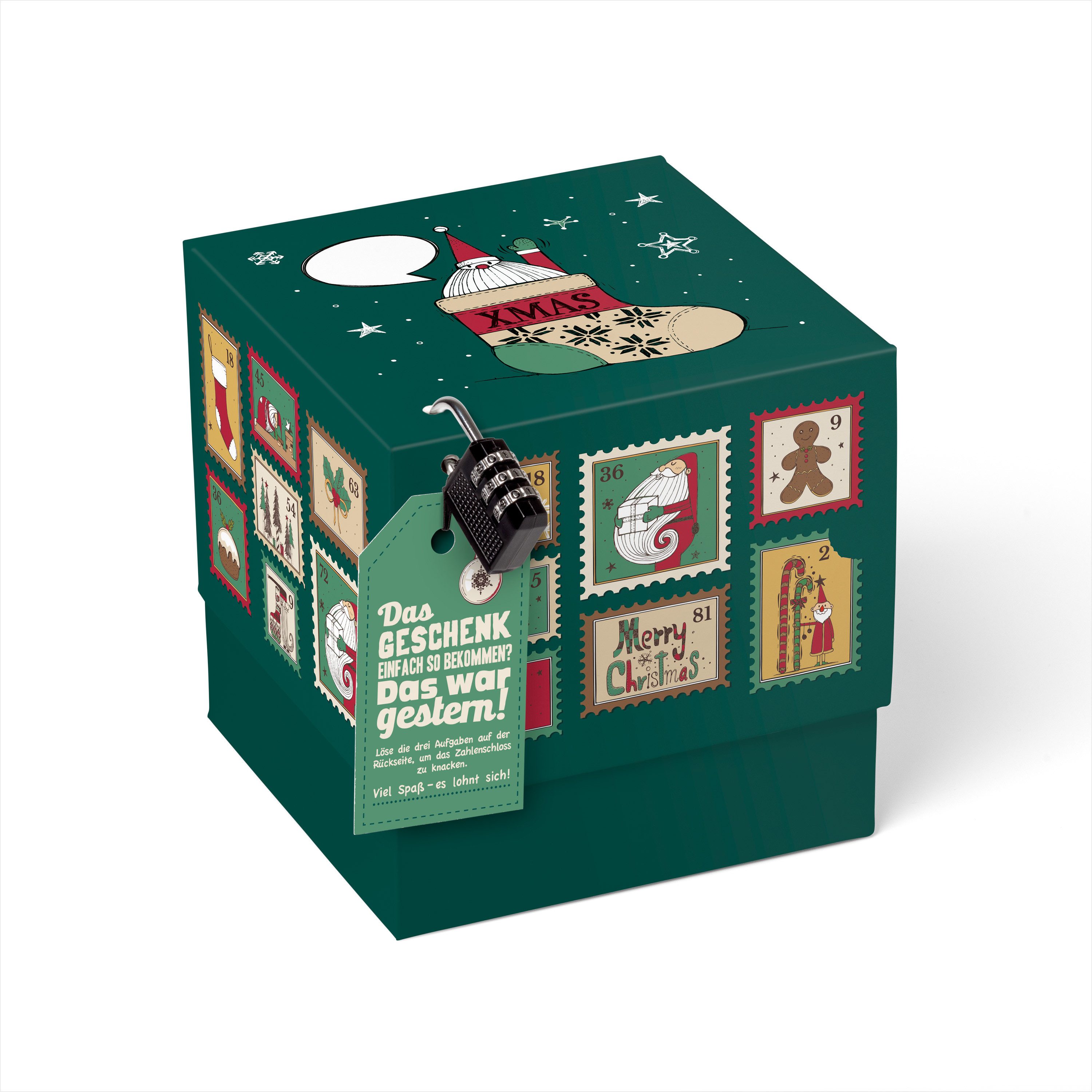 Geschenkbox Geschenkbox Weihnachten, Rätselbox Geldgeschenke oder Gutscheine