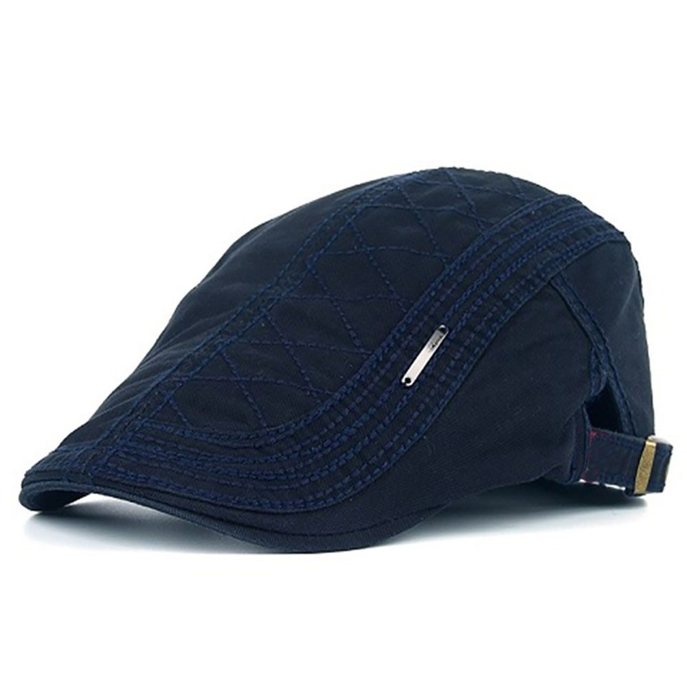 AquaBreeze Baskenmütze Herren Baumwolle Vintage Style Flatcap Gatsby Barett (1-St., atmungsaktiv) weich