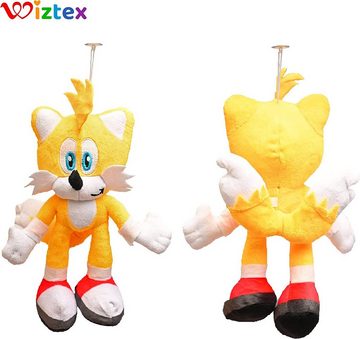 Wiztex Kuscheltier Sonic Plüschtiere Sonic Tails Miles Stofftier Geschenk für Kinder DE