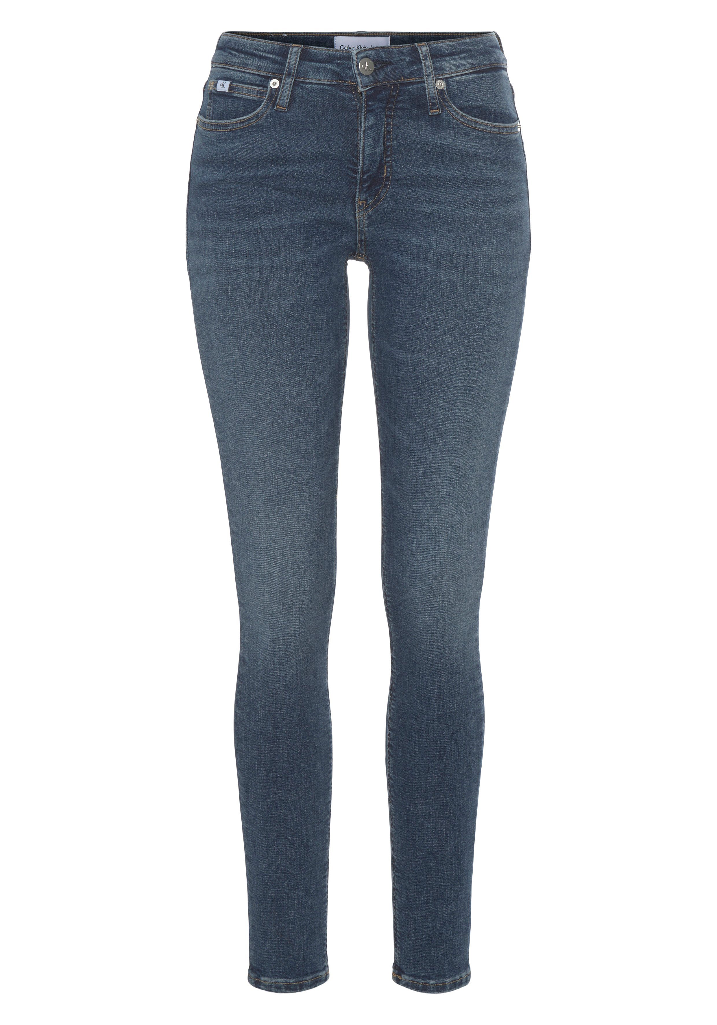 Calvin Klein Jeans Skinny-fit-Jeans MID RISE SKINNY 5-Pocket-Form