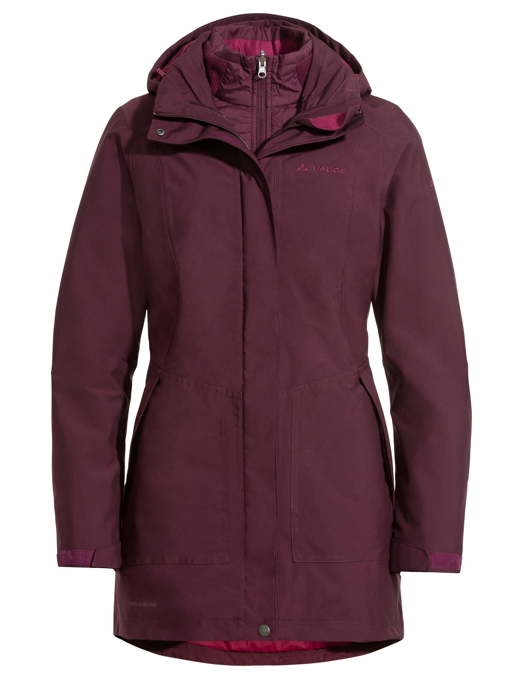 3in1 Doppeljacke VAUDE Women's Parka (2-St) cassis Idris III