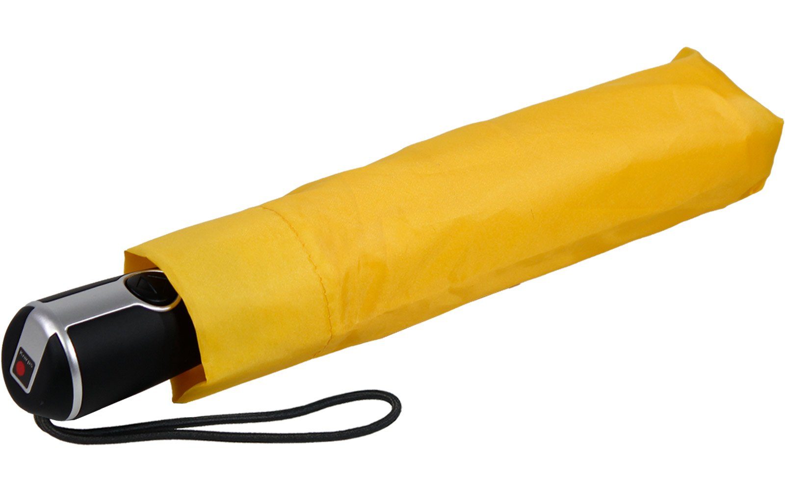 Knirps® Taschenregenschirm Large Duomatic mit große, der Begleiter Auf-Zu-Automatik, gelb stabile