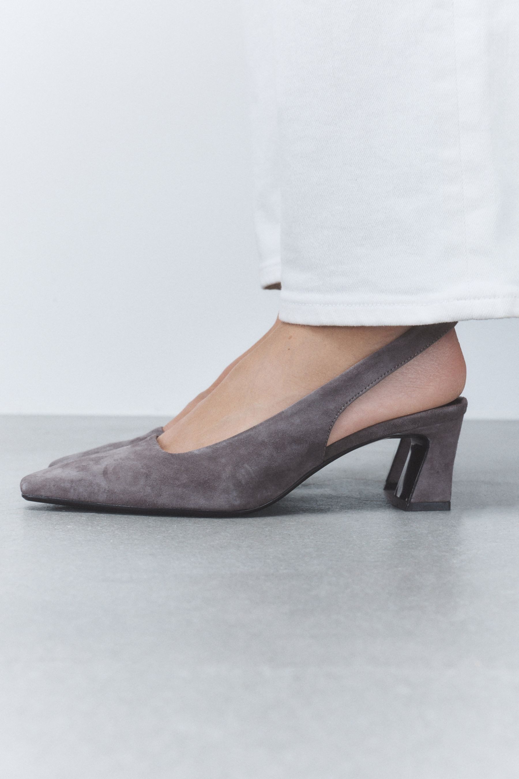 Next Forever Comfort® Slingbacks aus Veloursleder Slingsandale (1-tlg)