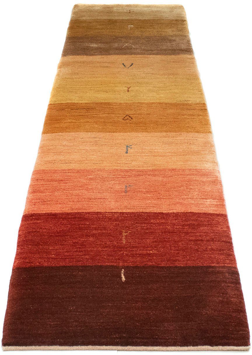 Wollteppich morgenland, Höhe: Gabbeh mehrfarbig, handgeknüpft handgeknüpft mm, Teppich 18 rechteckig,