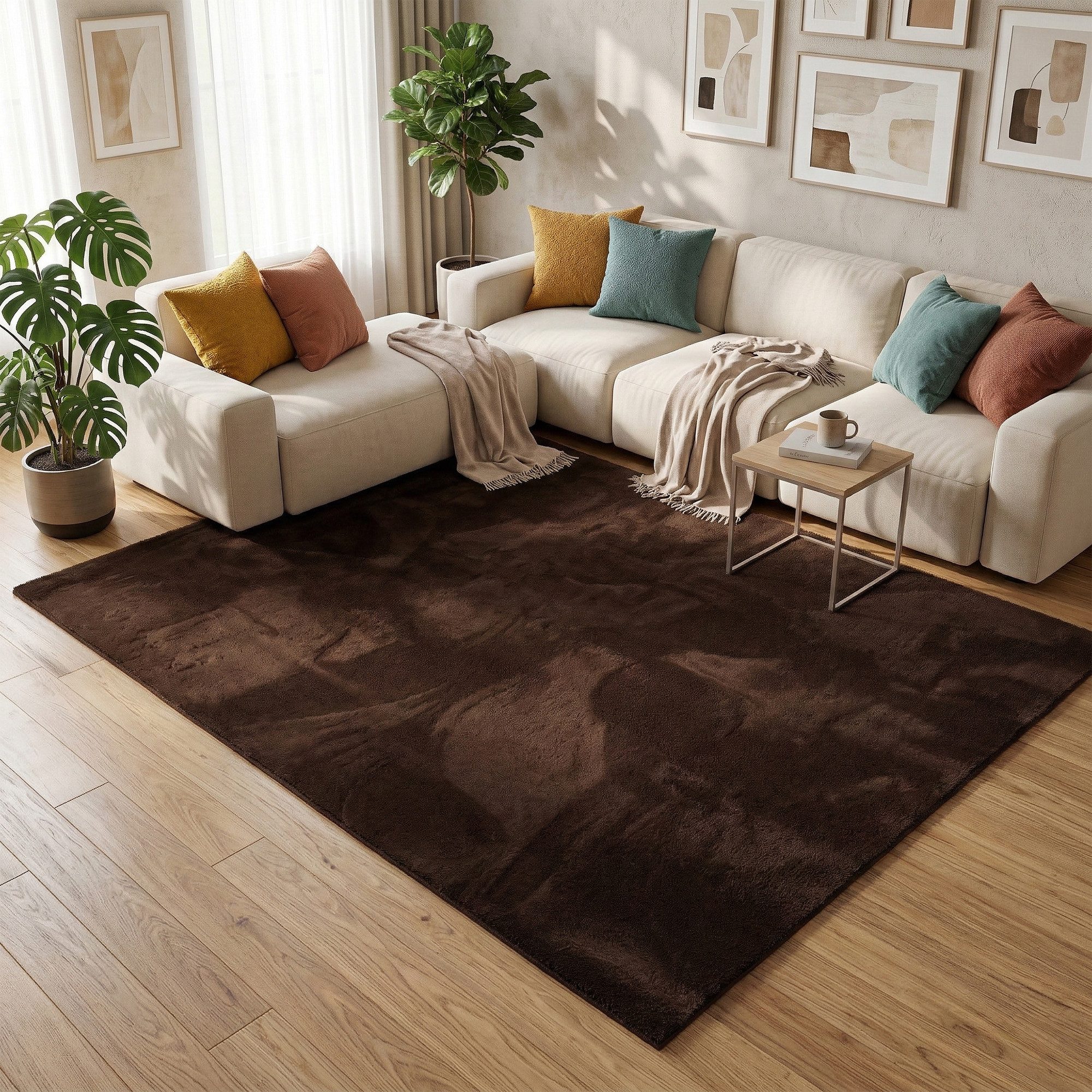 Pergamon Fellteppich Fellteppich Super Soft Pearl, Rechteckig, Höhe: 19 mm