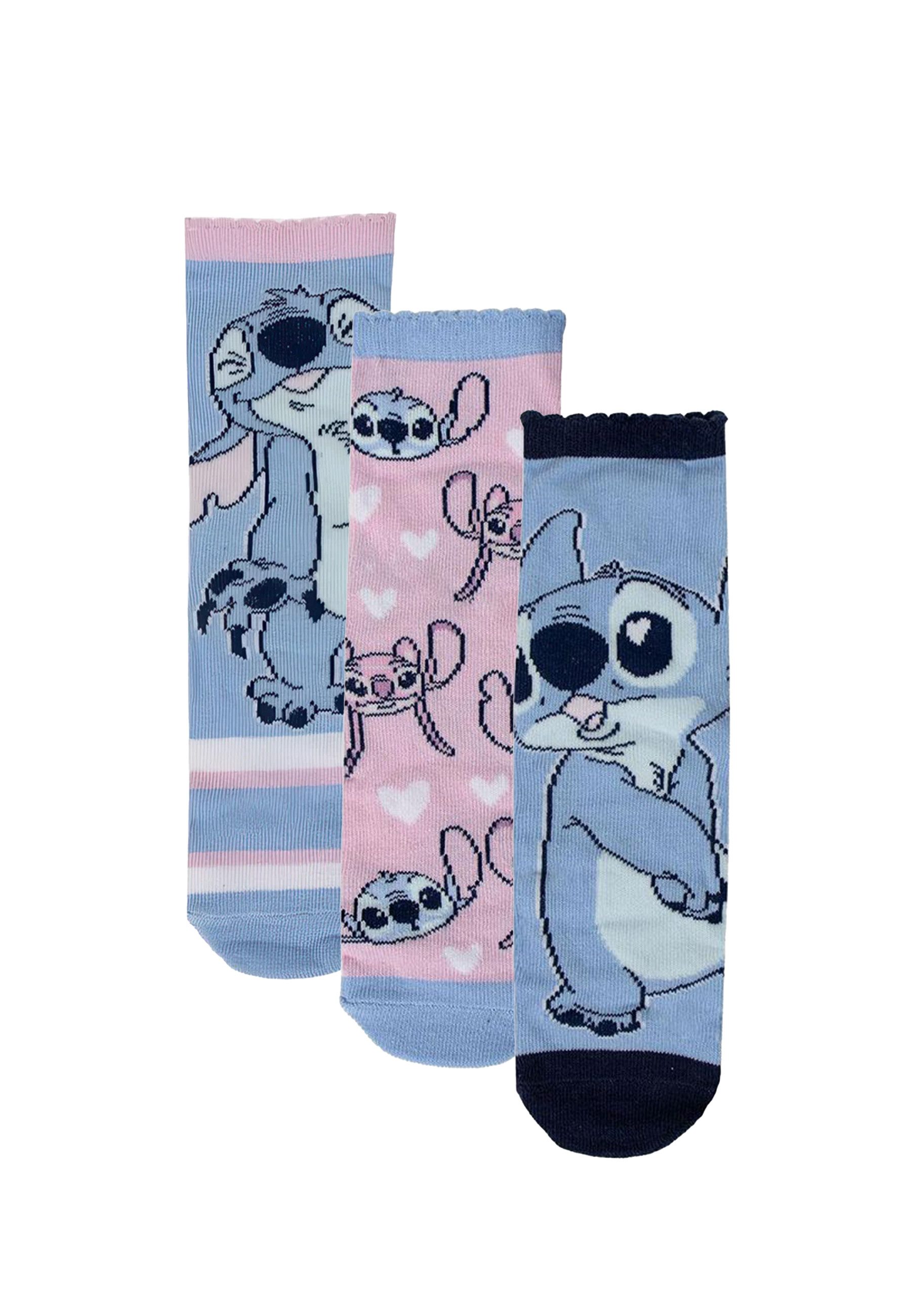 Disney Socken Socken Pack 3 Stück Stitch (Set)