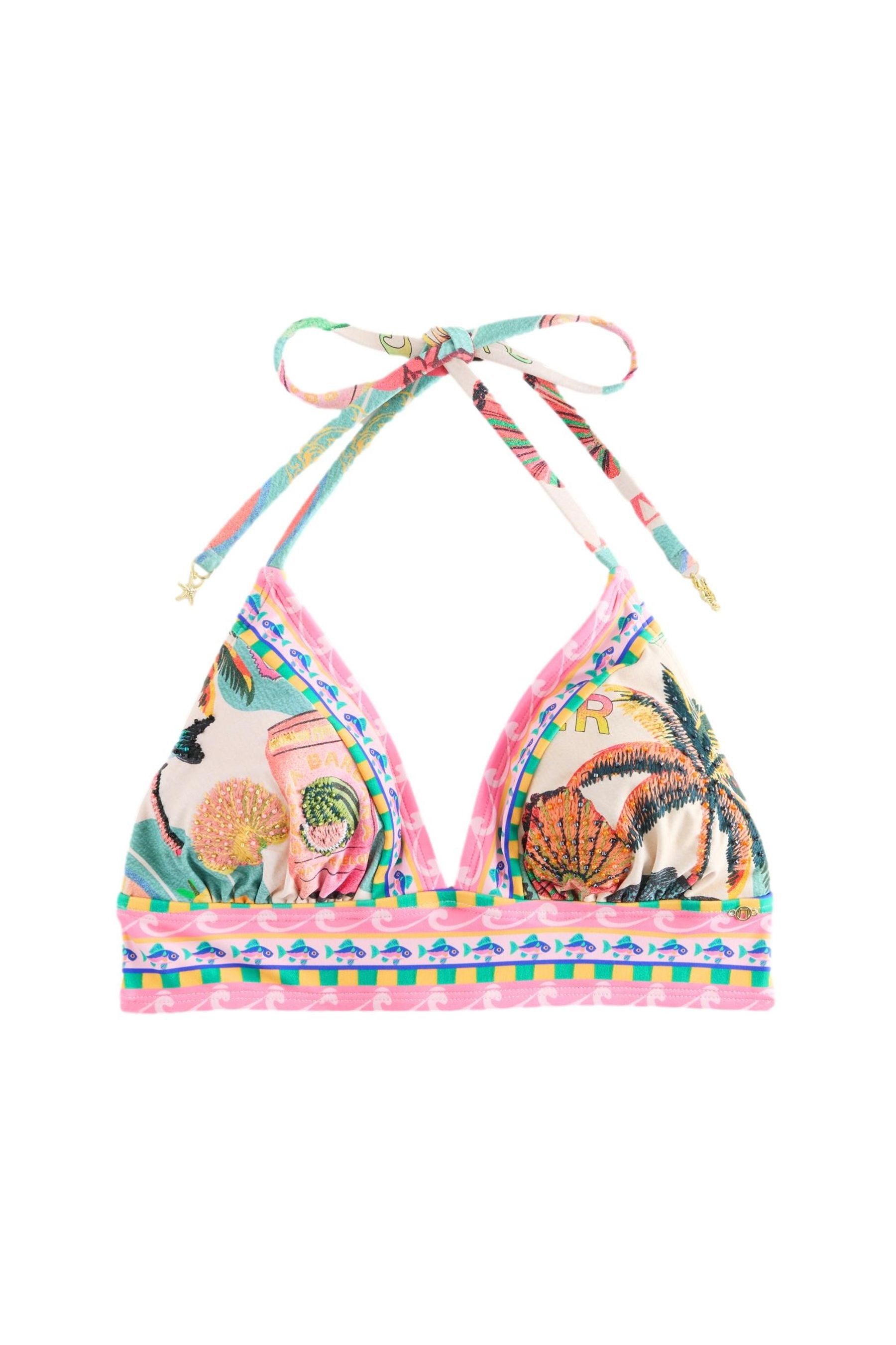 Next Triangel-Bikini-Top Triangel-Bikinioberteil mit Verzierung und Bordüre günstig online kaufen