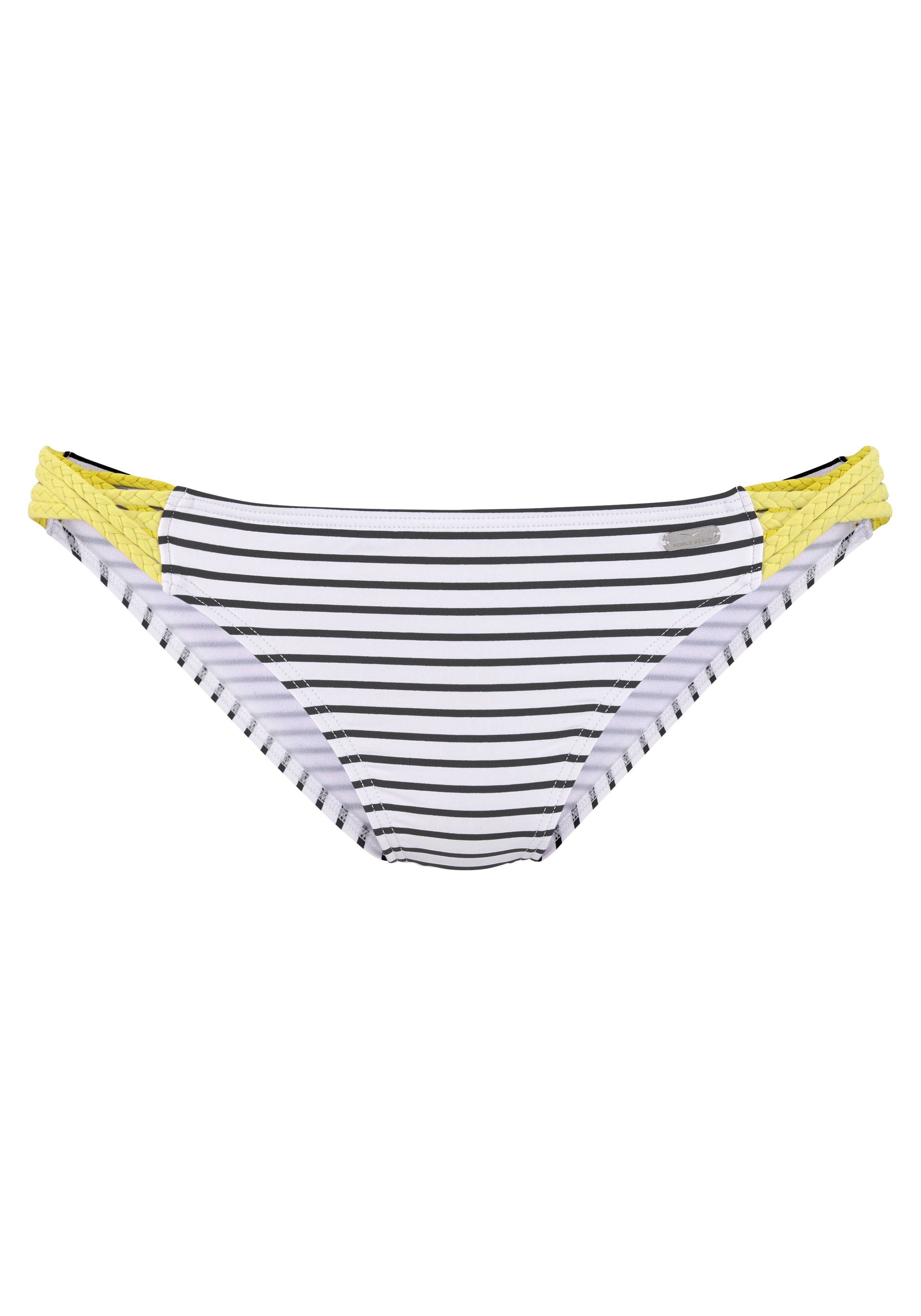 Venice Beach Bikini-Hose Camie mit geflochtenen Details günstig online kaufen
