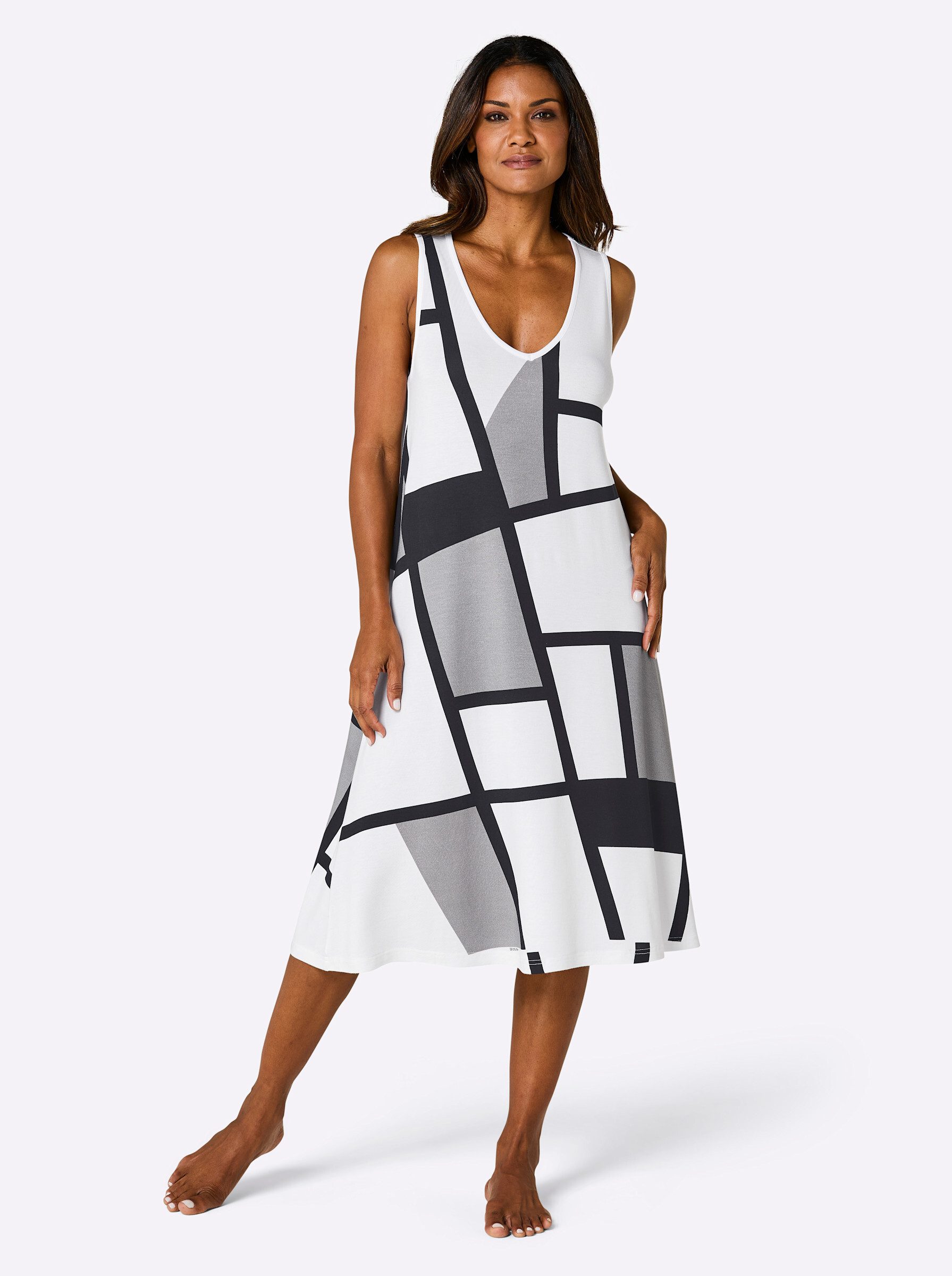 Witt Strandkleid Sommerkleid Ärmellos