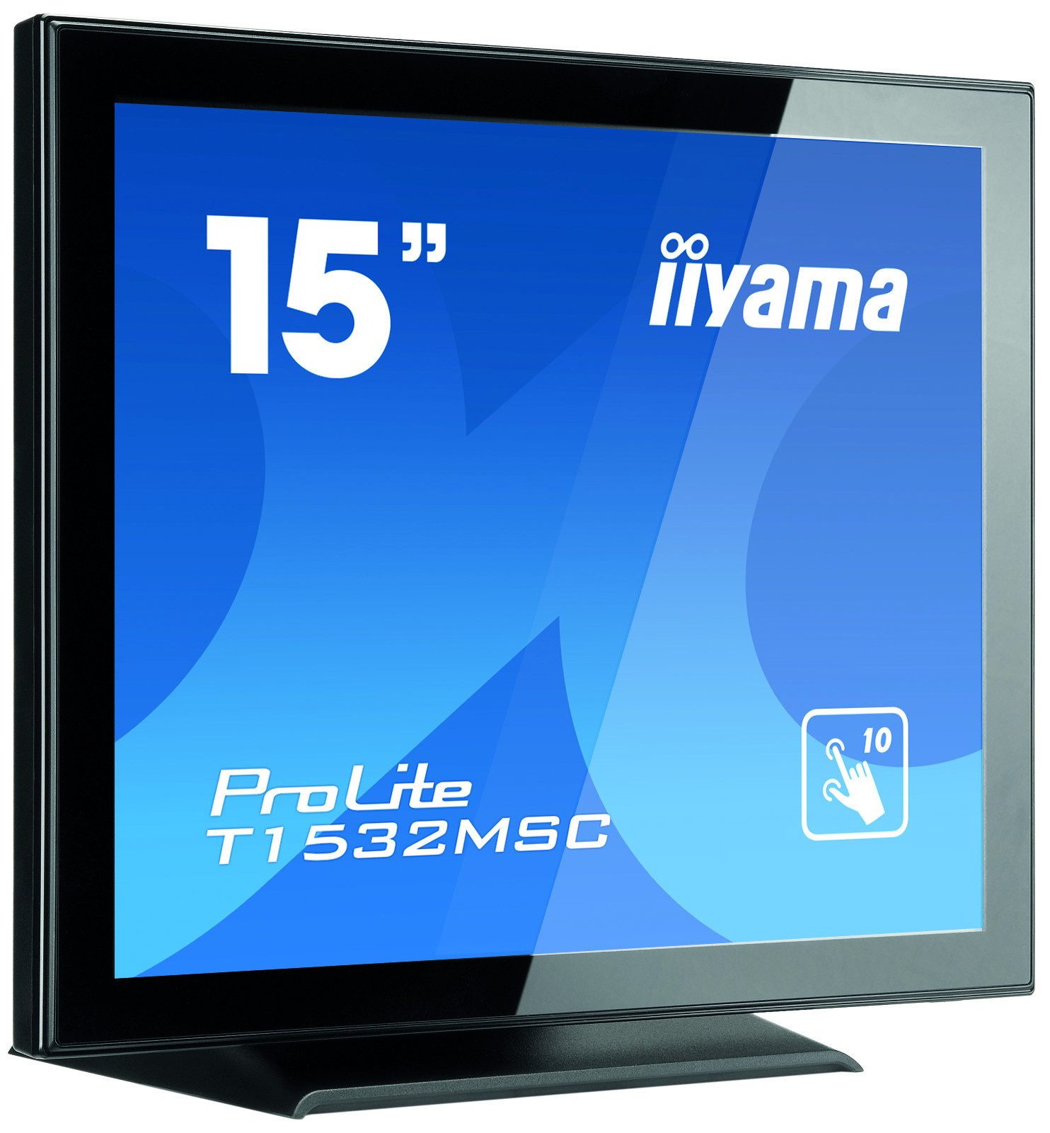 Iiyama 38.1cm (15) T1532MSC-B5AG 4:3 M-Touch HDMI+DP+USB TFT-Monitor (1024 x 768 px, 8 ms Reaktionszeit, Touchscreen)