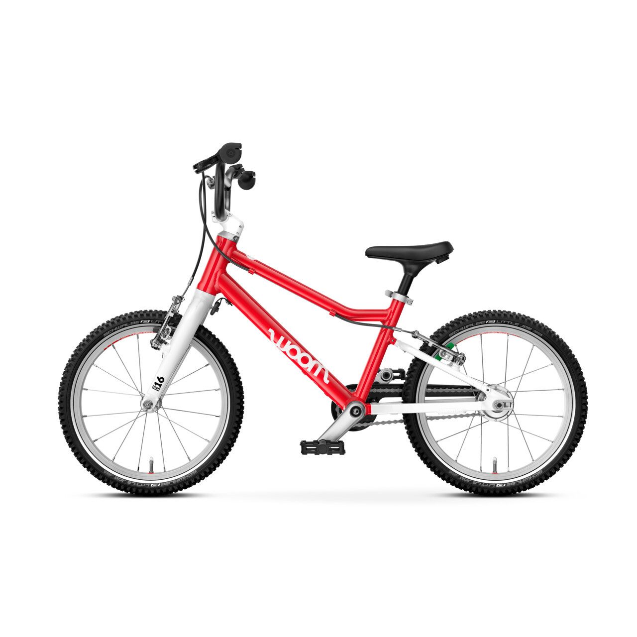 WOOM Kinderfahrrad GO 3 Automagic Kinderfahrrad 16" red