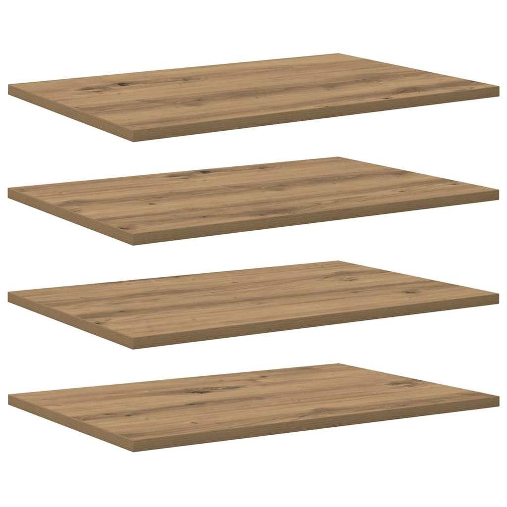 vidaXL Bücherregal Regalbrett 4 pcs Braun günstig online kaufen