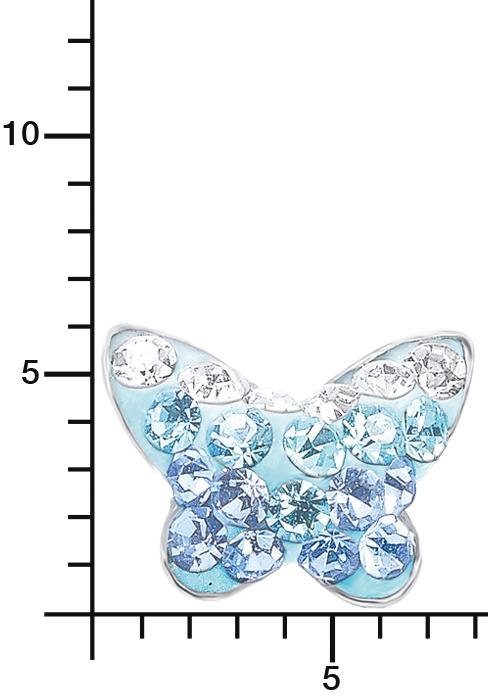 Amor Paar Ohrstecker Schmetterling, mit Preciosa Crystal