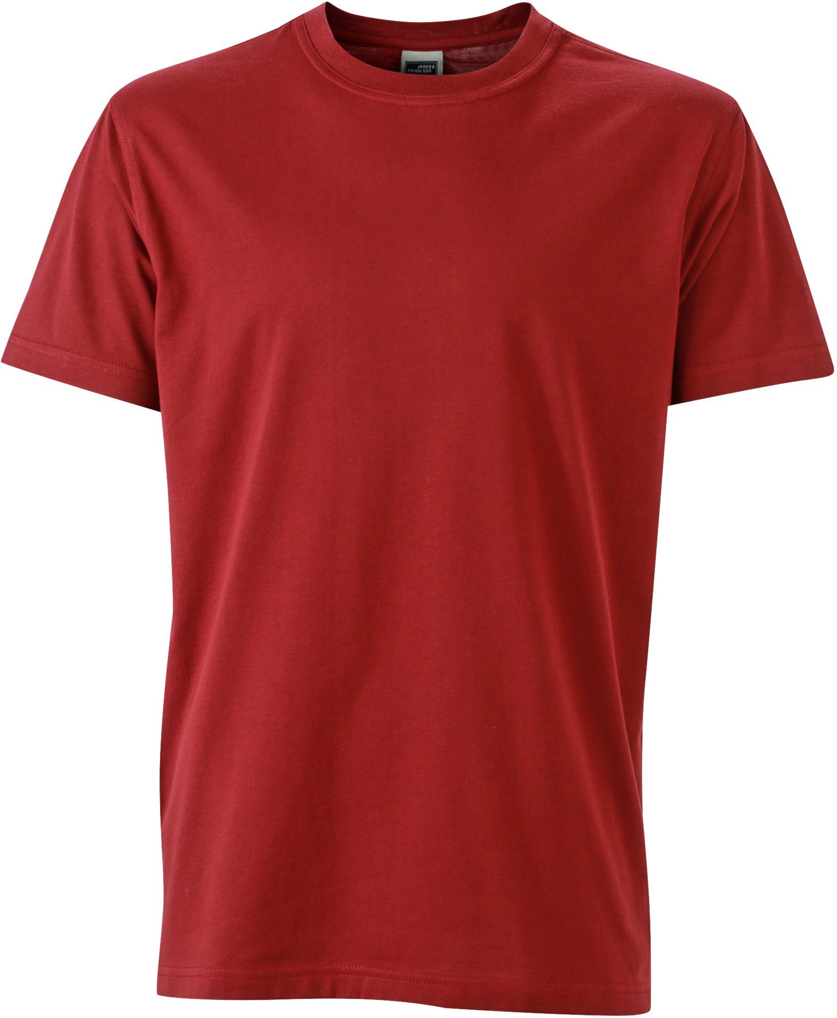 James & FaS50838 Größen Workwear T-Shirt Nicholson auch großen T-Shirt in WINE