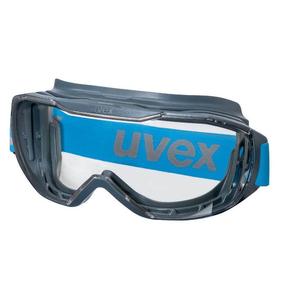 Arbeitsschutzbrille uvex megasonic 9320415 Vollsichtbrille Grau, Blau