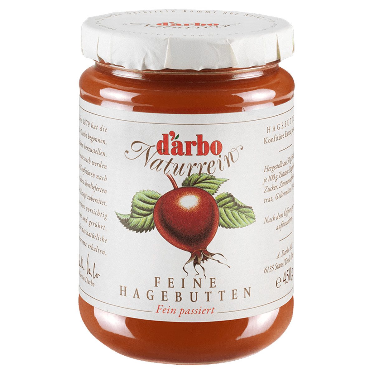 darbo Fruchtaufstrich, Darbo feine Hagebutte passiert