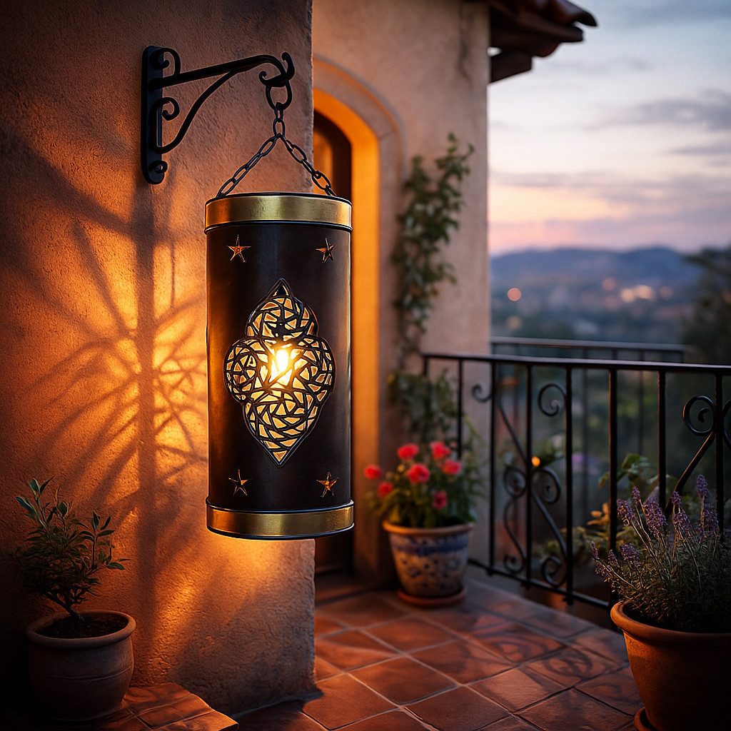 Marrakesch Orient & Mediterran Interior Pendelleuchte Orientalische Deckenlampe Louban Handarbeit aus Metall in Silber 31 cm, ohne Leuchtmittel, Handarbeit