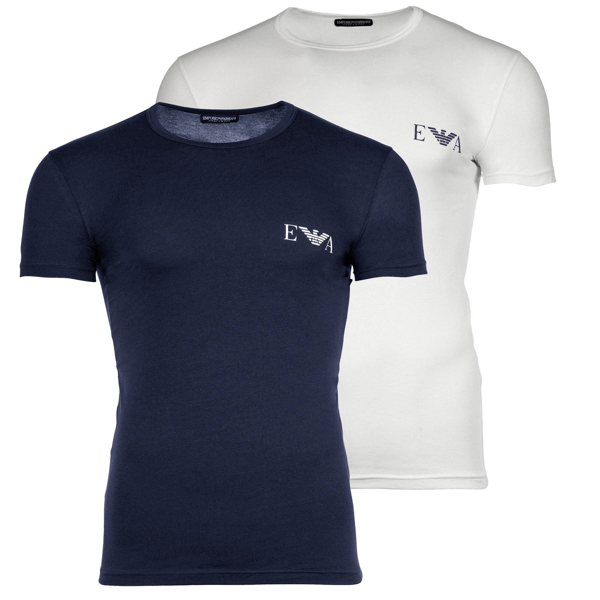 T-Shirt Herren T-Shirt 2er Pack Baumwolle BOLD MONOGRAM