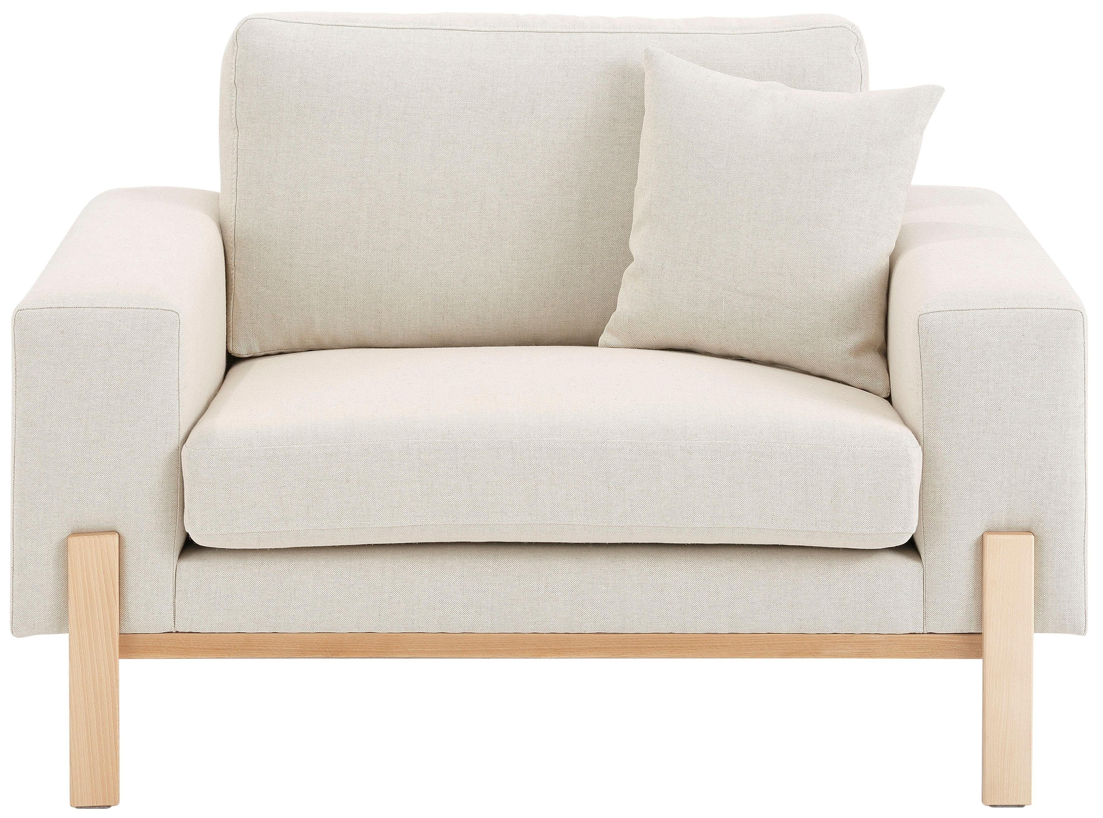 OTTO products Loveseat Hanne, Verschiedene Bezugsqualitäten: Baumwolle, recyceltes Polyester