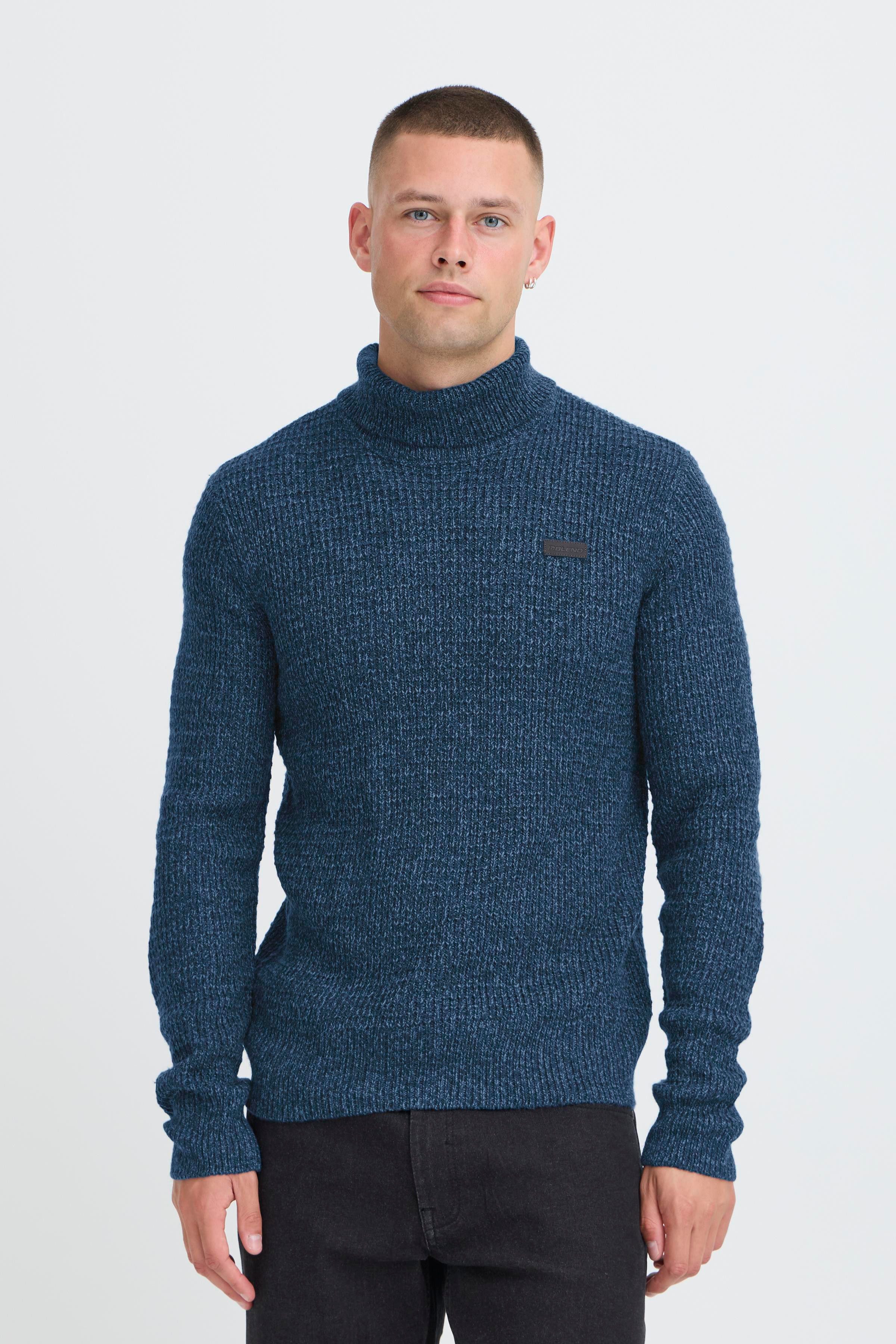 Blend Rollkragenpullover BHPATTA Baumwolle, regular fit