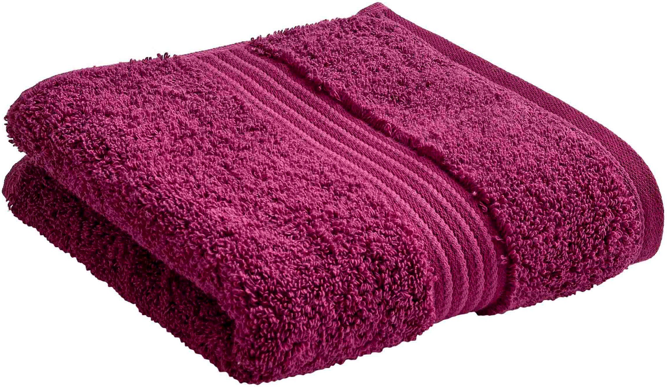 Christy Gästehandtücher SUPREME, Walkfrottier (6-St), Premium-Gästetücher in Luxusqualität, 650g/m², 40x76cm, 6er Set