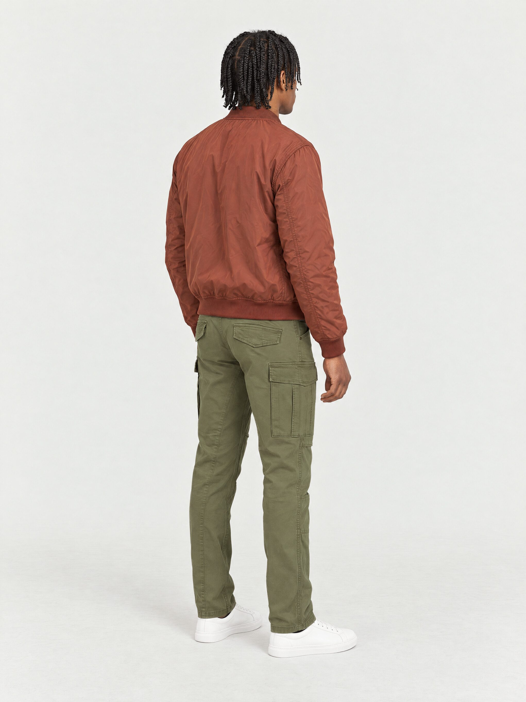 Yazubi Cargohose elegante Cargo Chino mit Stretch Slim Fit Herren Hosen für Männer, Cargohosen & Cargopants, 7 Taschen – Bild 4 von 5