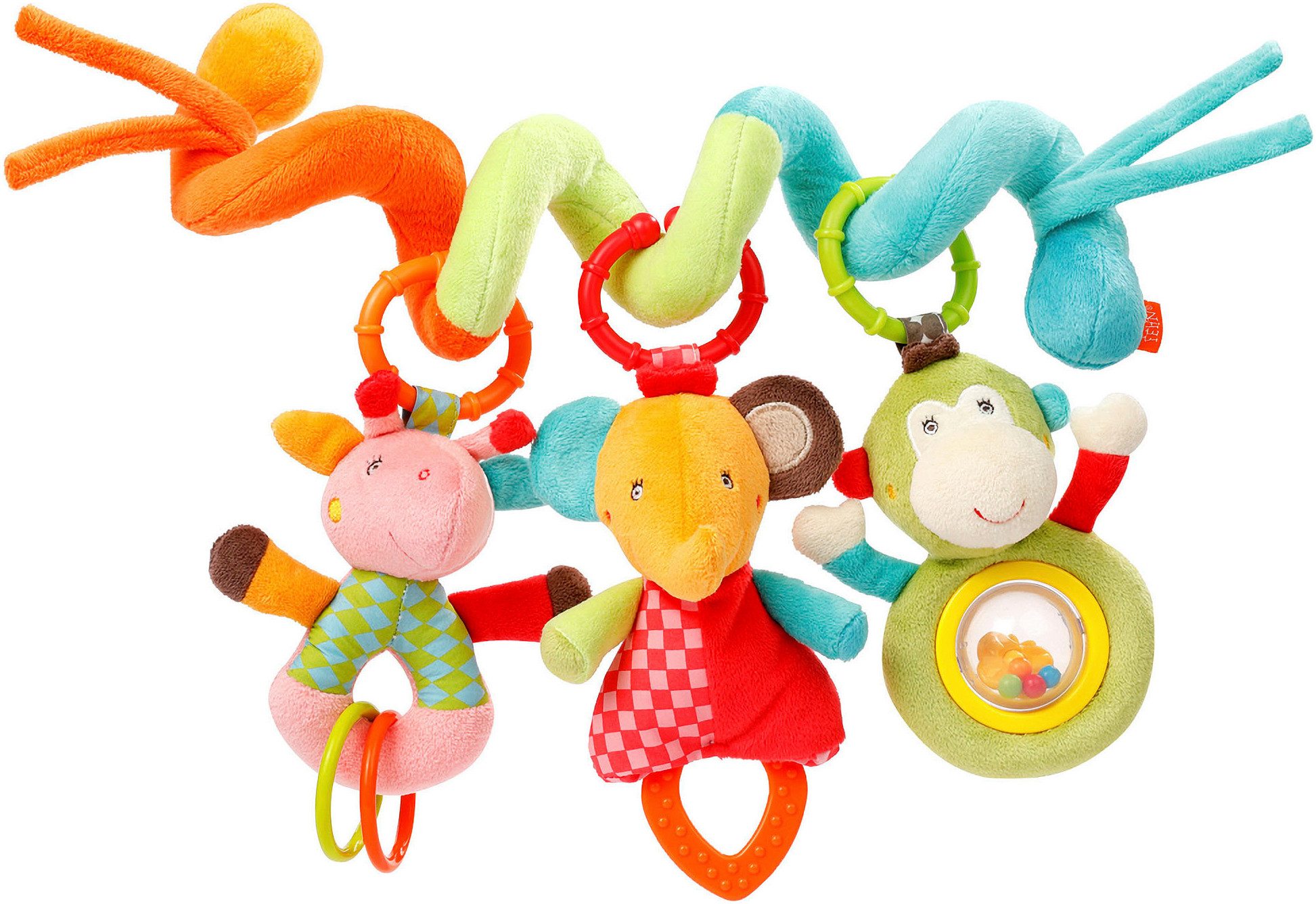 Fehn Greifspielzeug Classic Stars, Safari Activity-Spirale günstig online kaufen