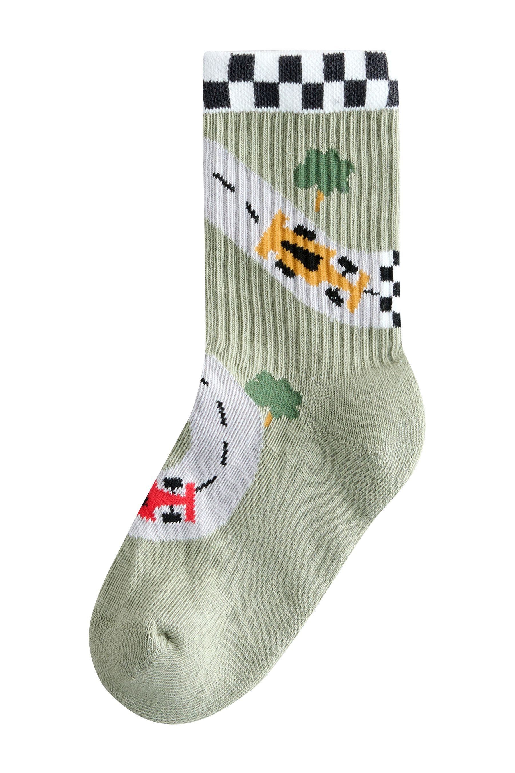 Next Basicsocken Socken mit gepolstertem Fußbett, 5er-Pack (5-Paar) – Bild 5 von 5