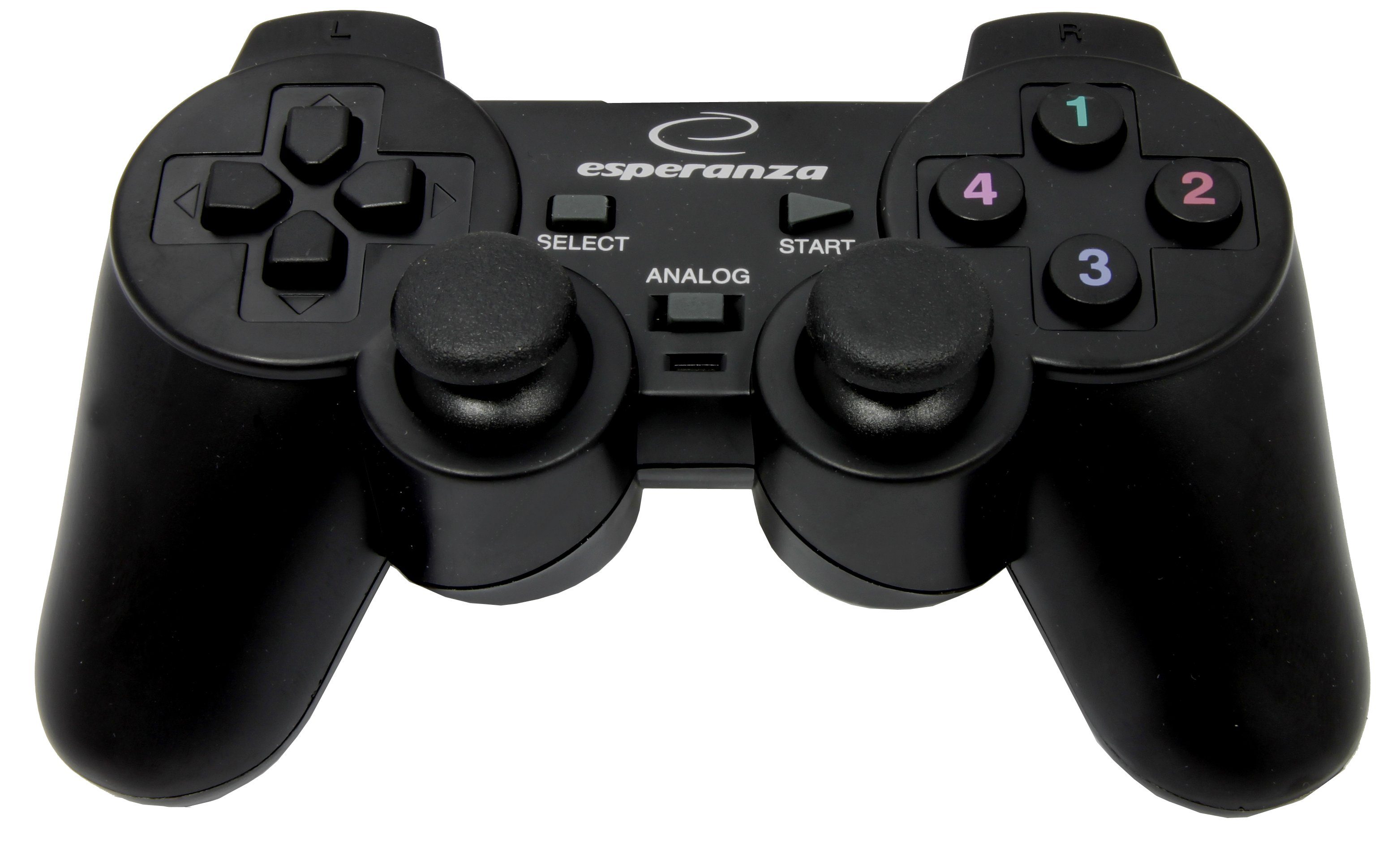 Esperanza EG102 Warrior Gamepad mit Vibration für PC (Kabelgebunden) Gamepad