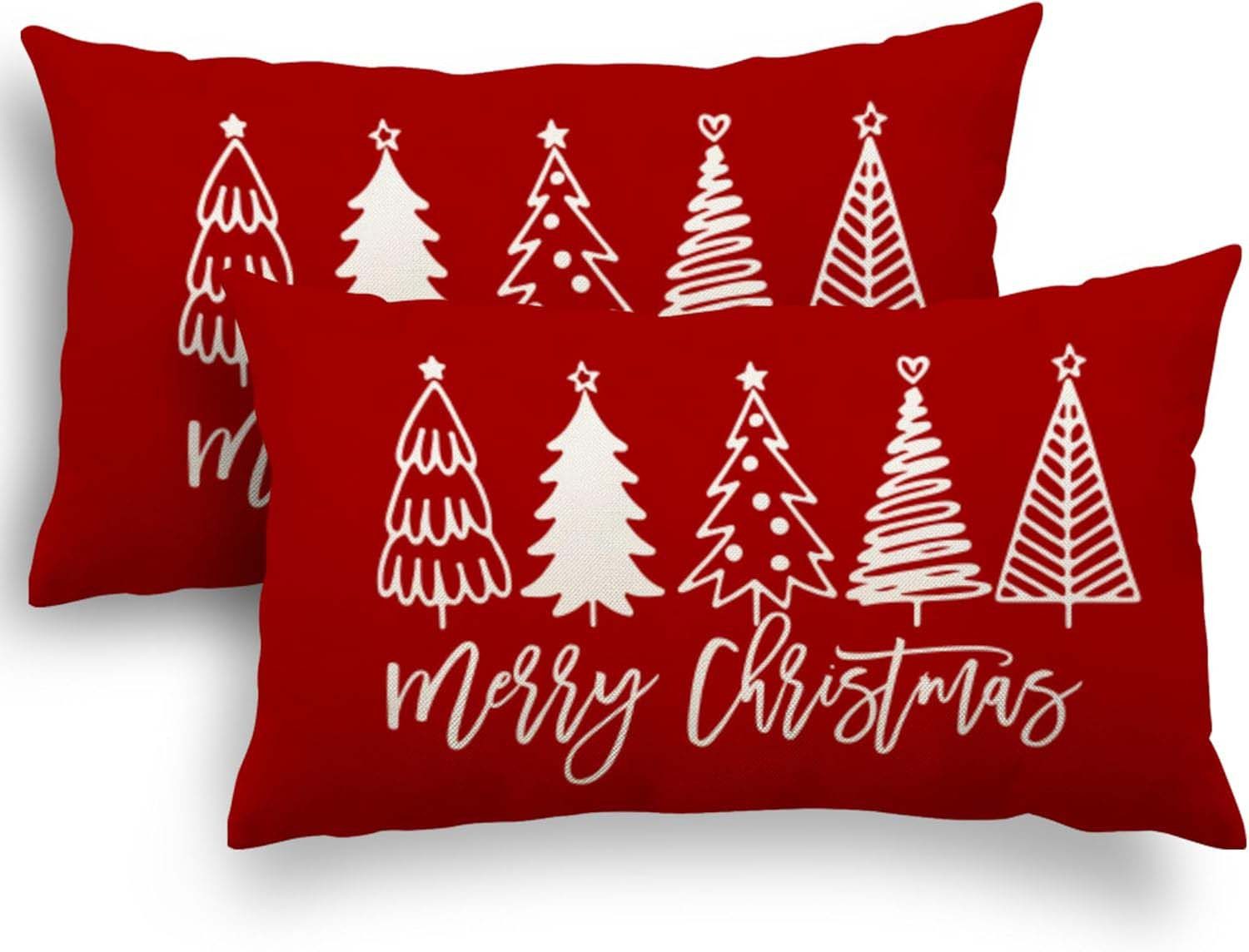 trends for living Kissenbezüge Weihnachtsdeko Kissenbezug 2er Set, 30x50 cm günstig online kaufen