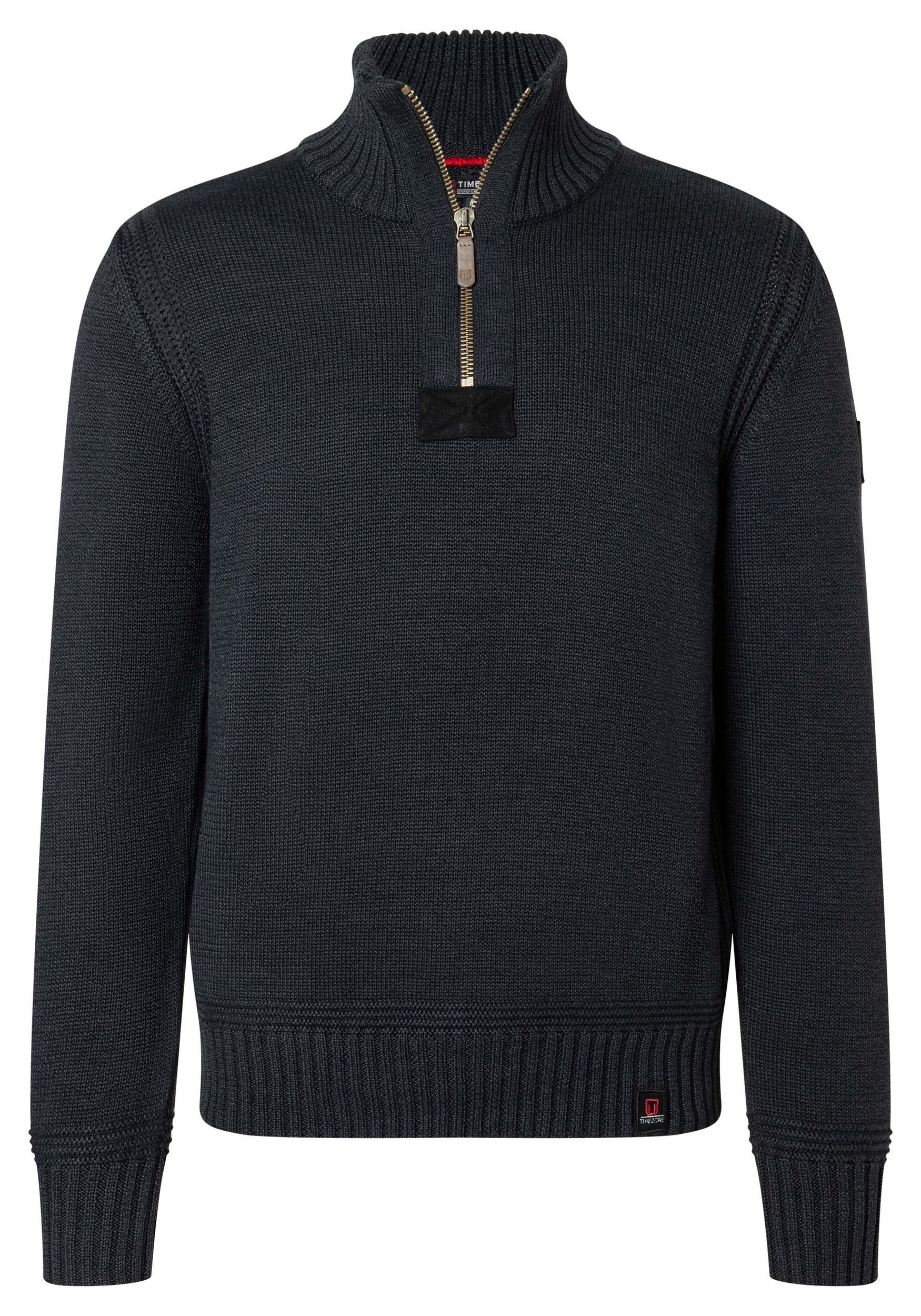 TIMEZONE Strickpullover Stilvoller Pullover mit Reißverschluss-Design (1-tl günstig online kaufen
