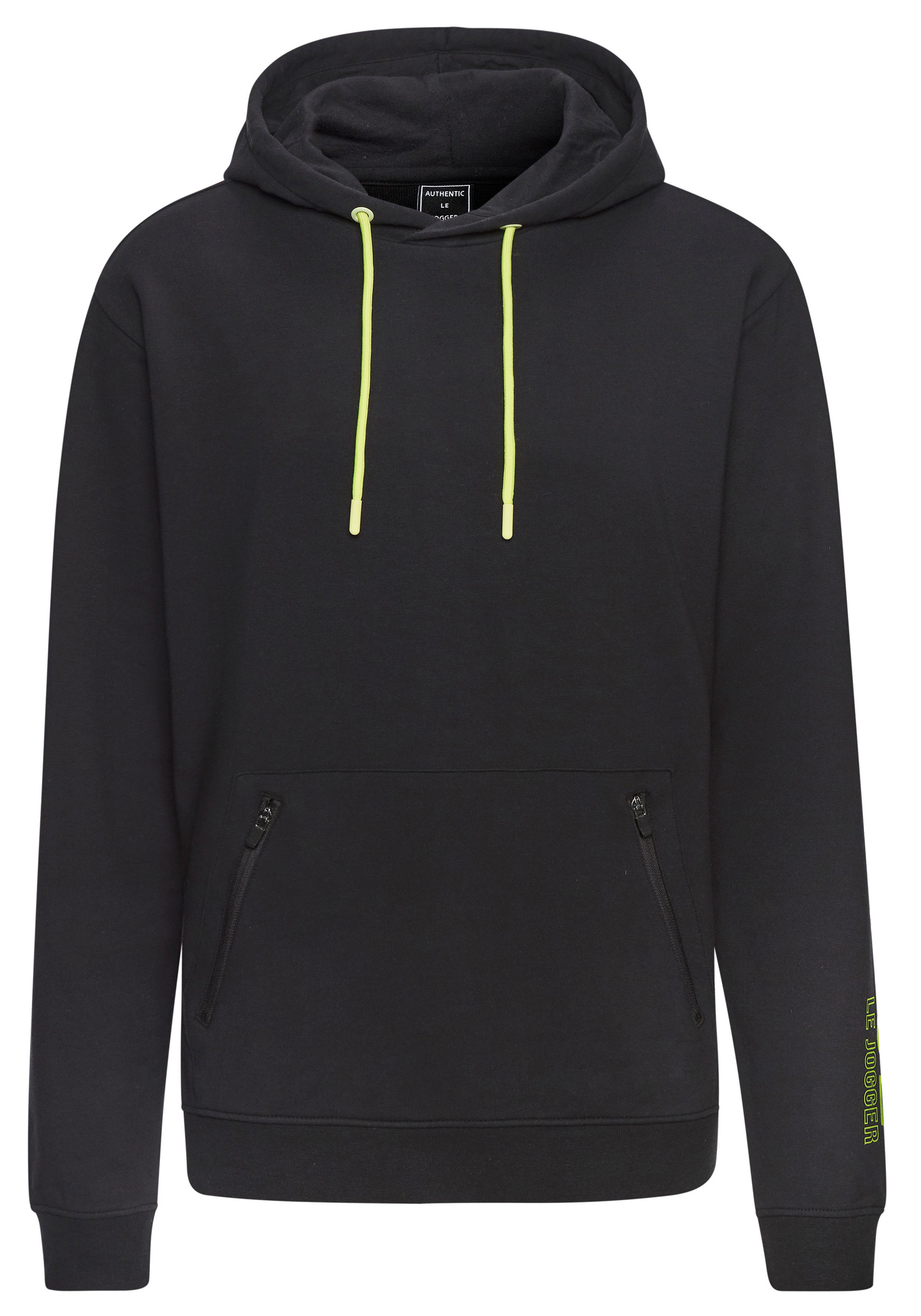 Le Jogger Performance Kapuzensweatshirt mit praktischen Reißverschlusstaschen. € 39,99